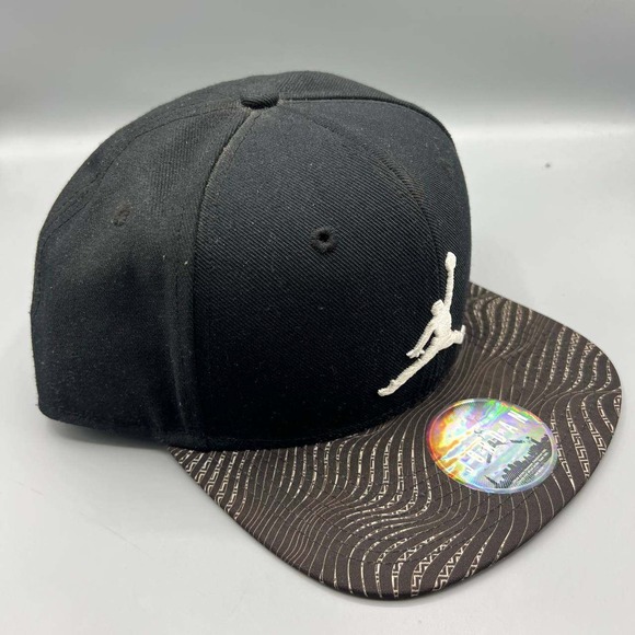 Air Jordan Hat Men Black Embroidered Logo‎ Jumpman Snap Back Cap - Picture 4 of 8
